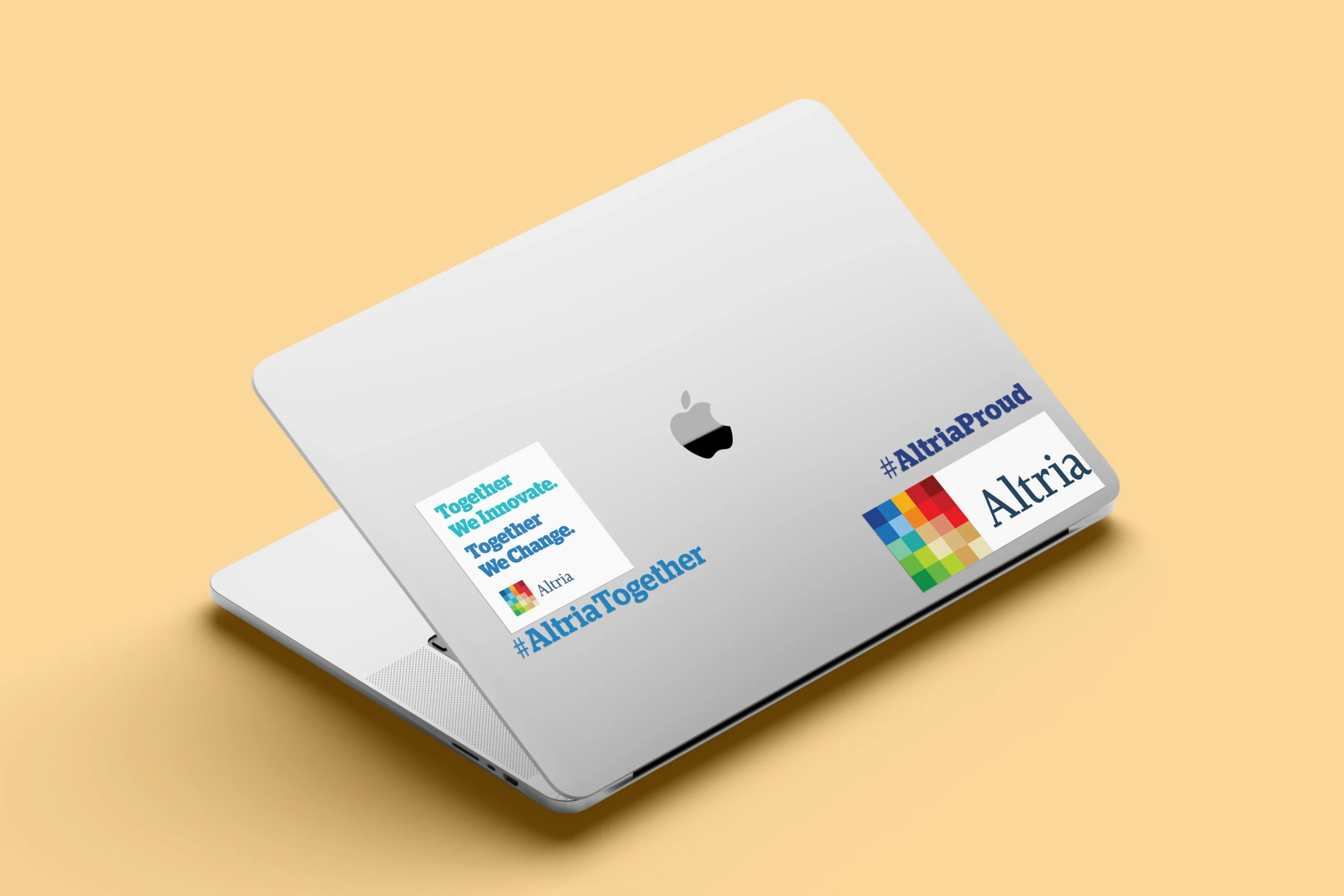 Altria sticker mockup